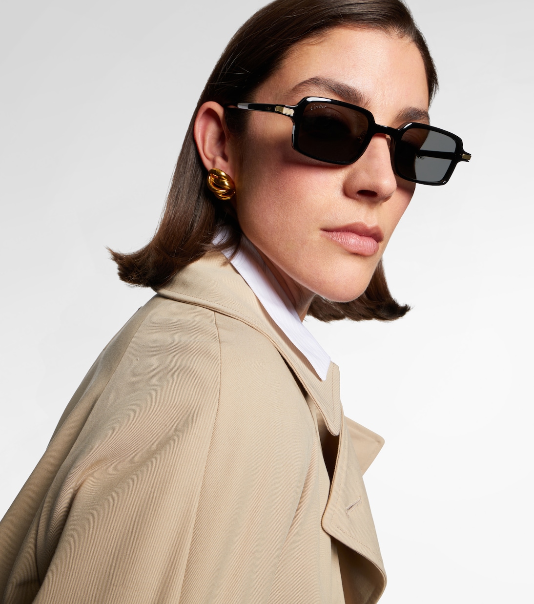 Signature C rectangular sunglasses | Cartier Eyewear Collection