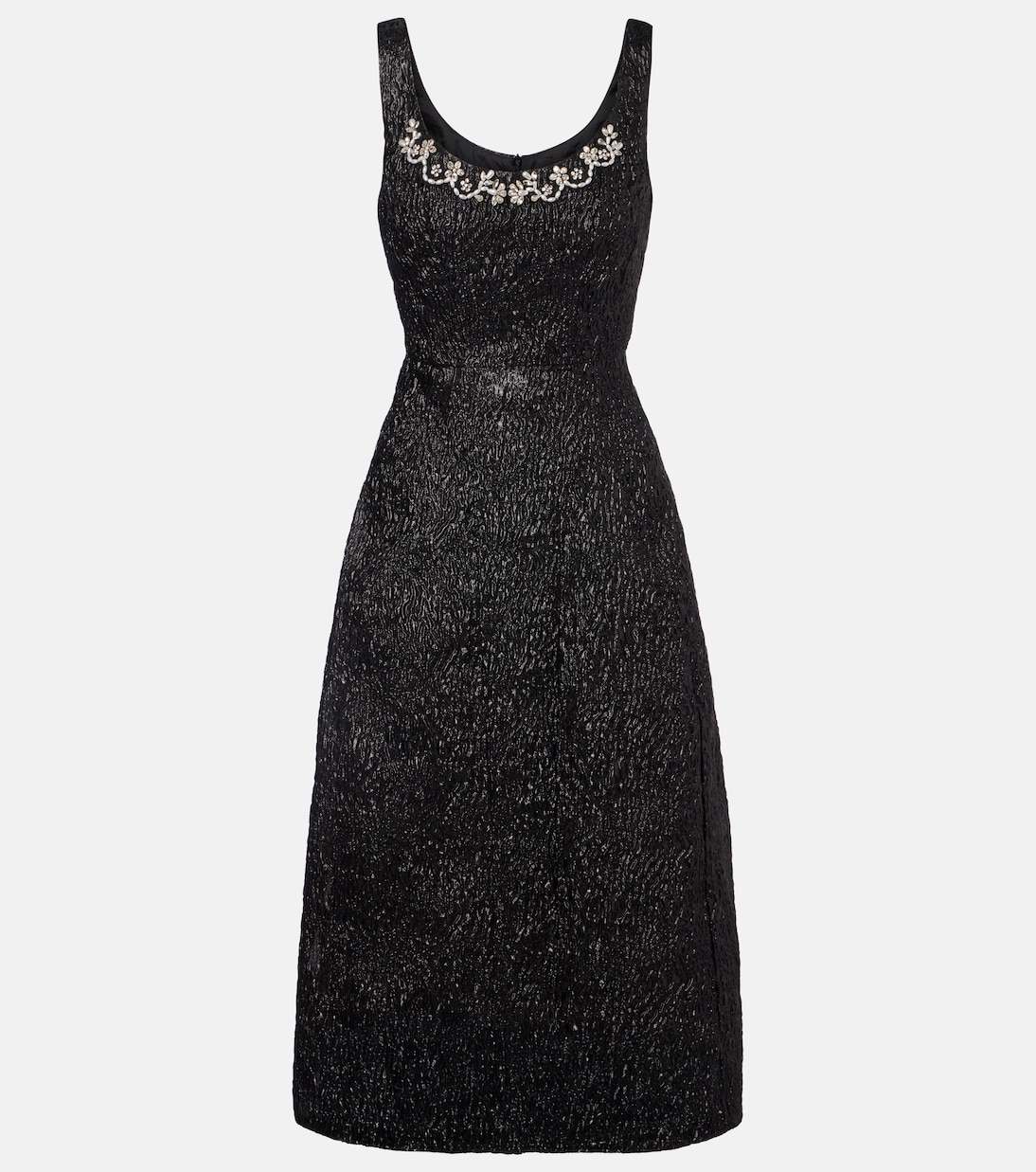 Verziertes Cocktailkleid aus Lamé | Simone Rocha