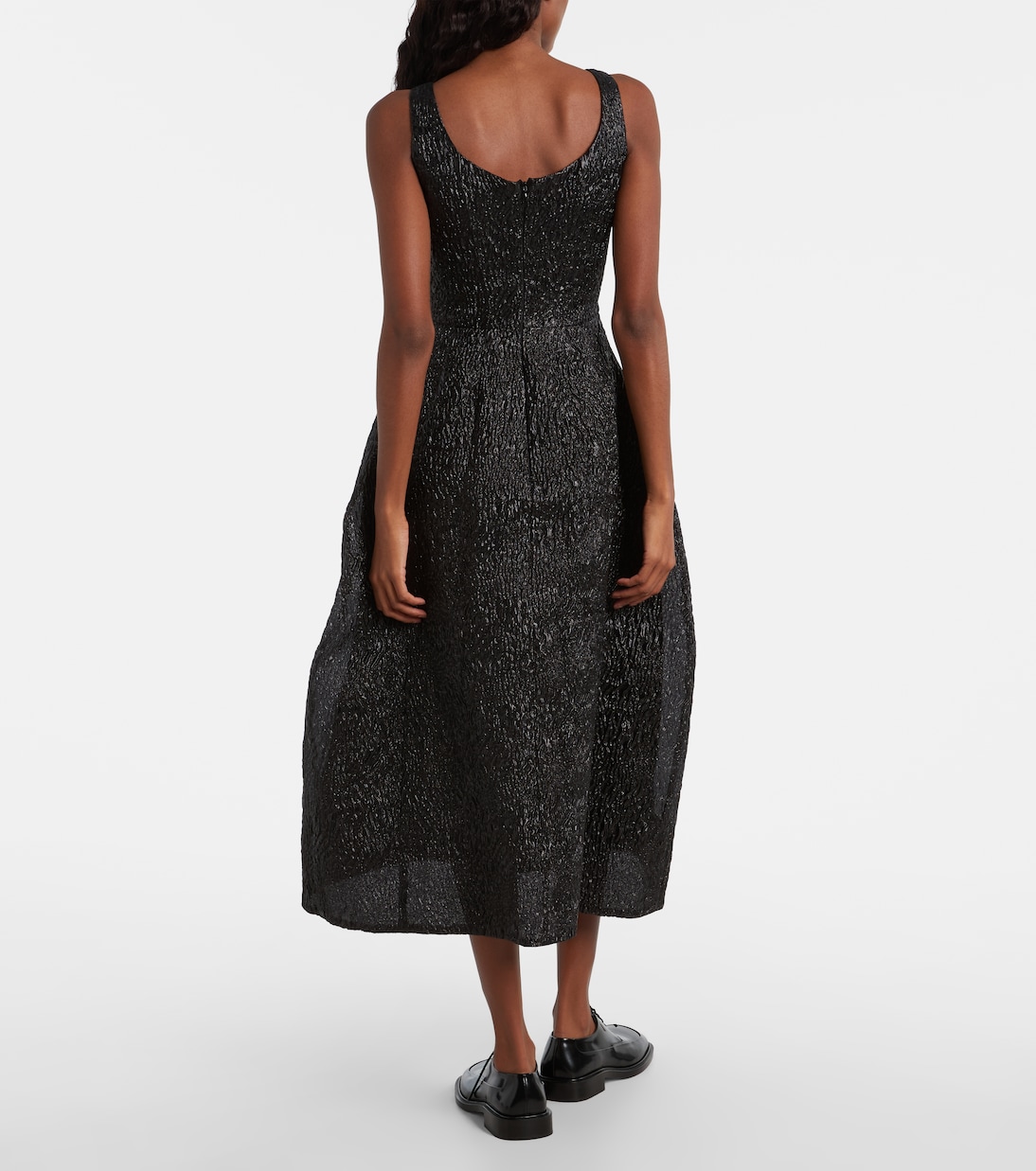 Verziertes Cocktailkleid aus Lamé | Simone Rocha