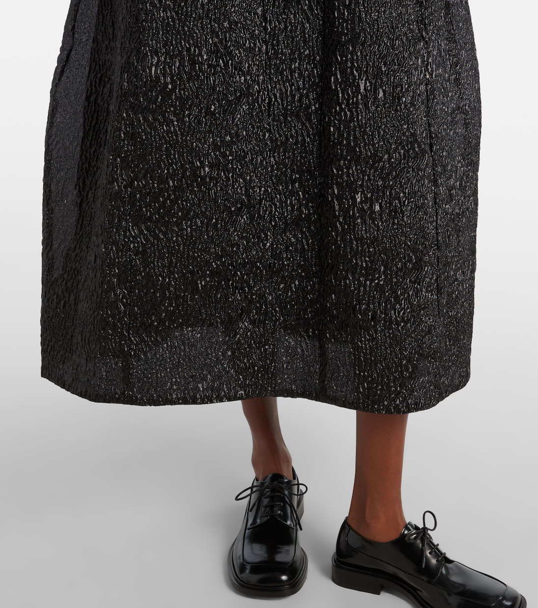 Verziertes Cocktailkleid aus Lamé | Simone Rocha