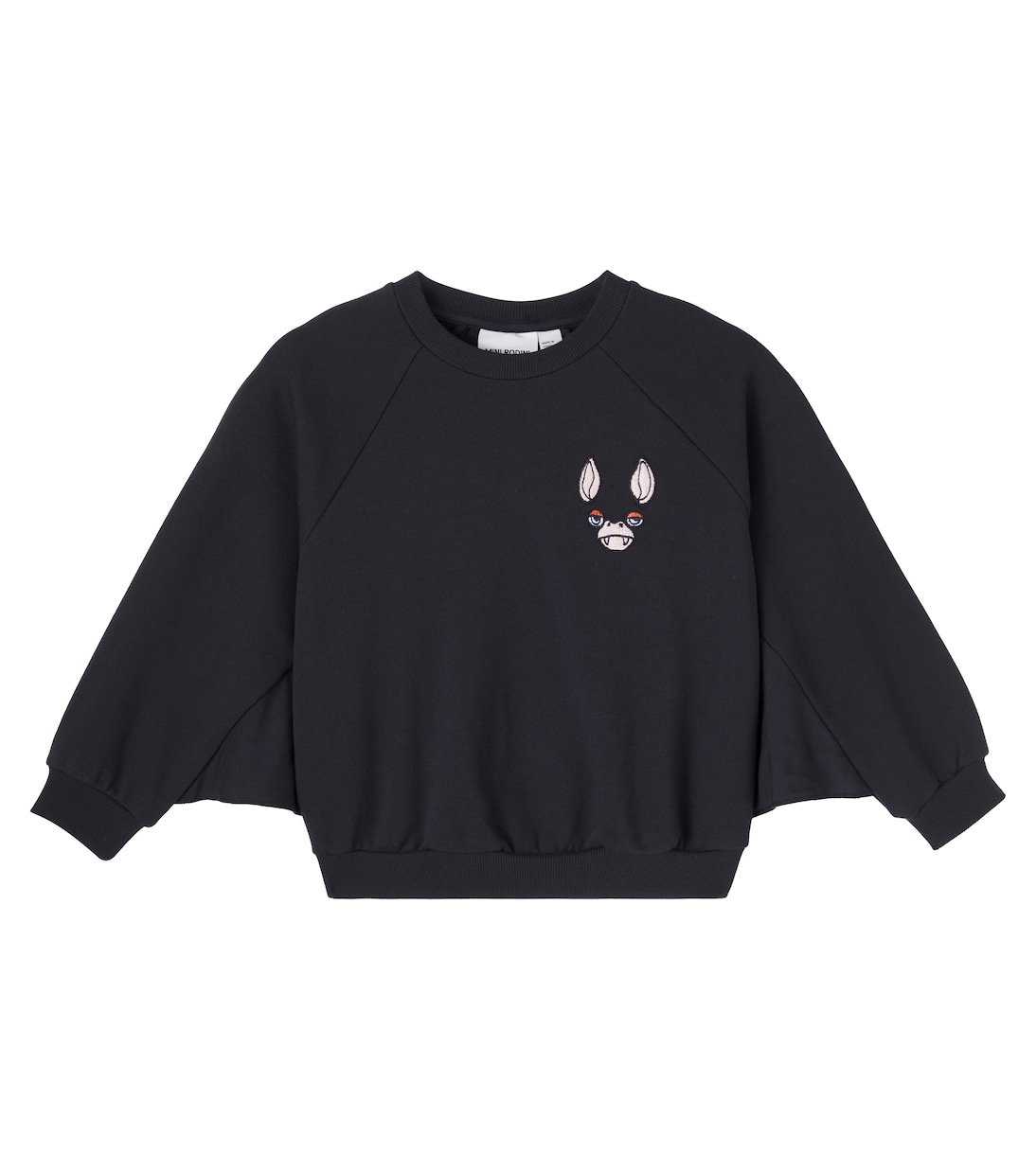 Besticktes Sweatshirt aus Baumwoll-Jersey  | Mini Rodini