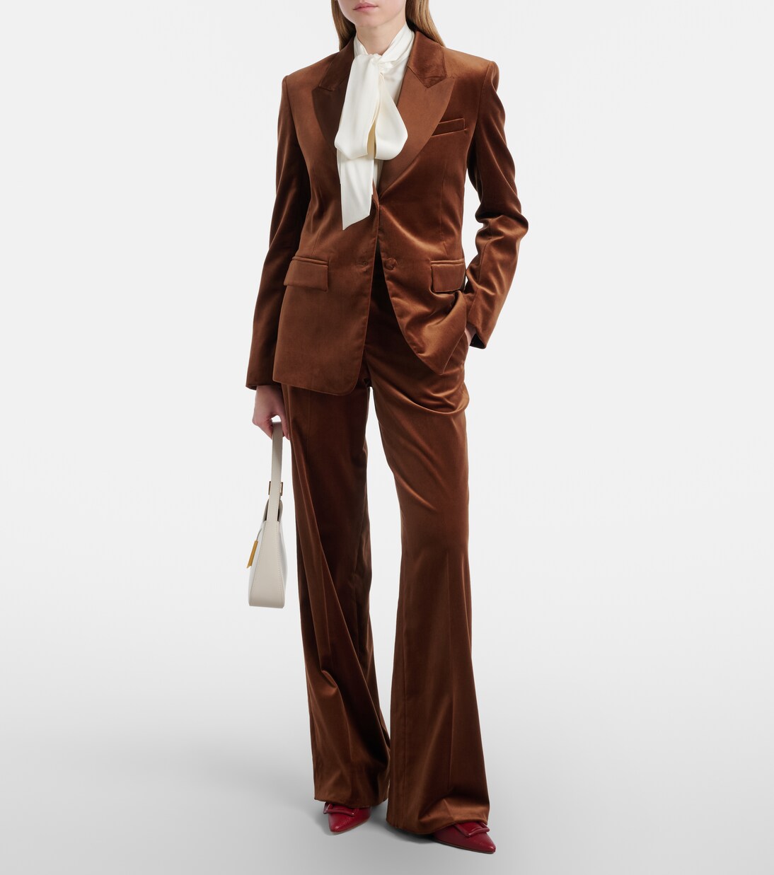 Elegance Softness velvet wide-leg pants | Dorothee Schumacher