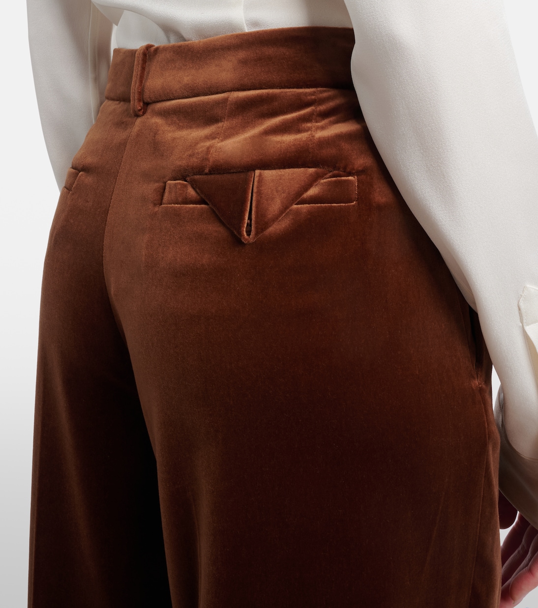 Elegance Softness velvet wide-leg pants | Dorothee Schumacher