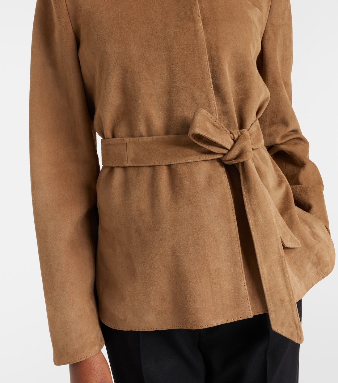 Abito belted suede jacket | Max Mara