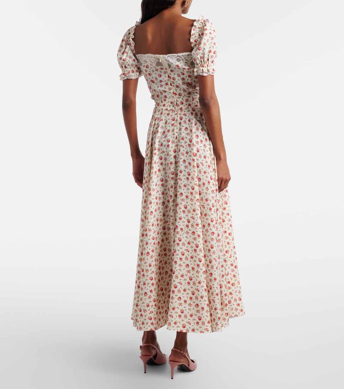 Top aus Charmeuse mit Spitze | Dolce&Gabbana