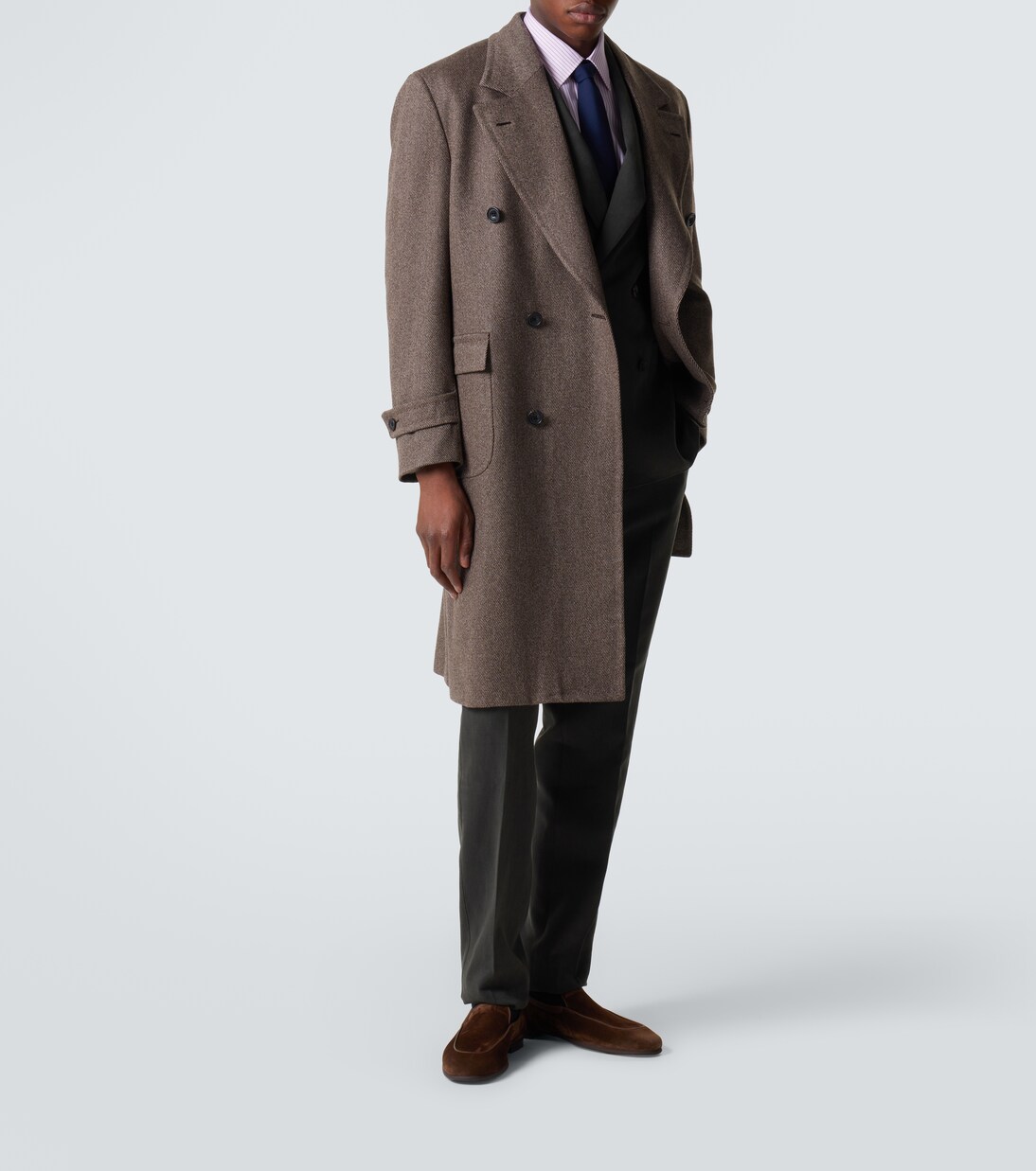 Tyne suede loafers | John Lobb