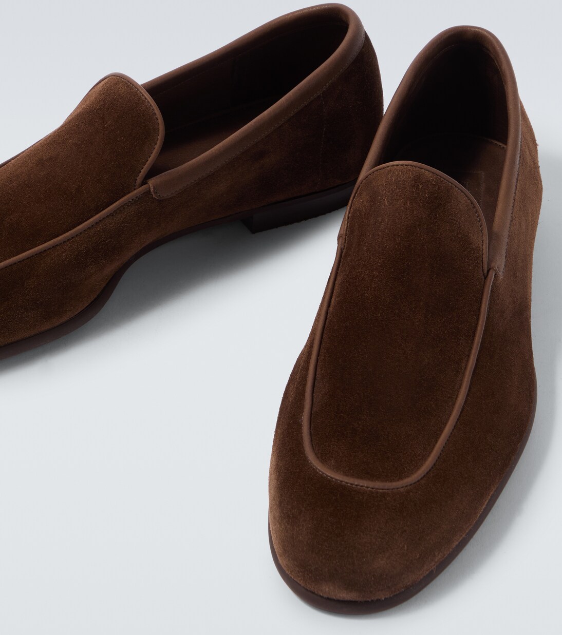 Tyne suede loafers | John Lobb