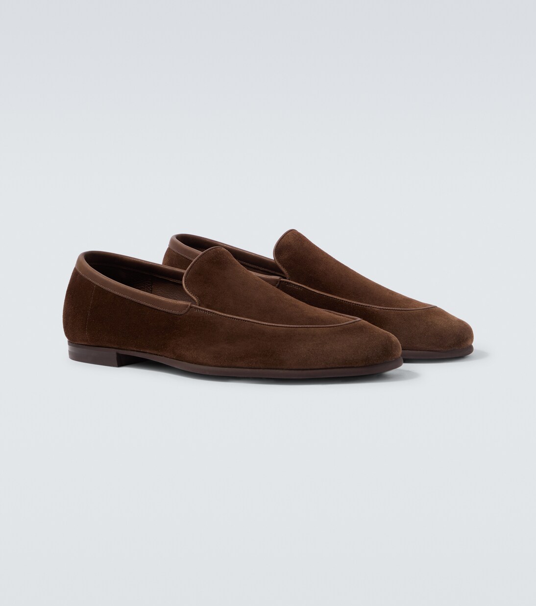 Tyne suede loafers | John Lobb
