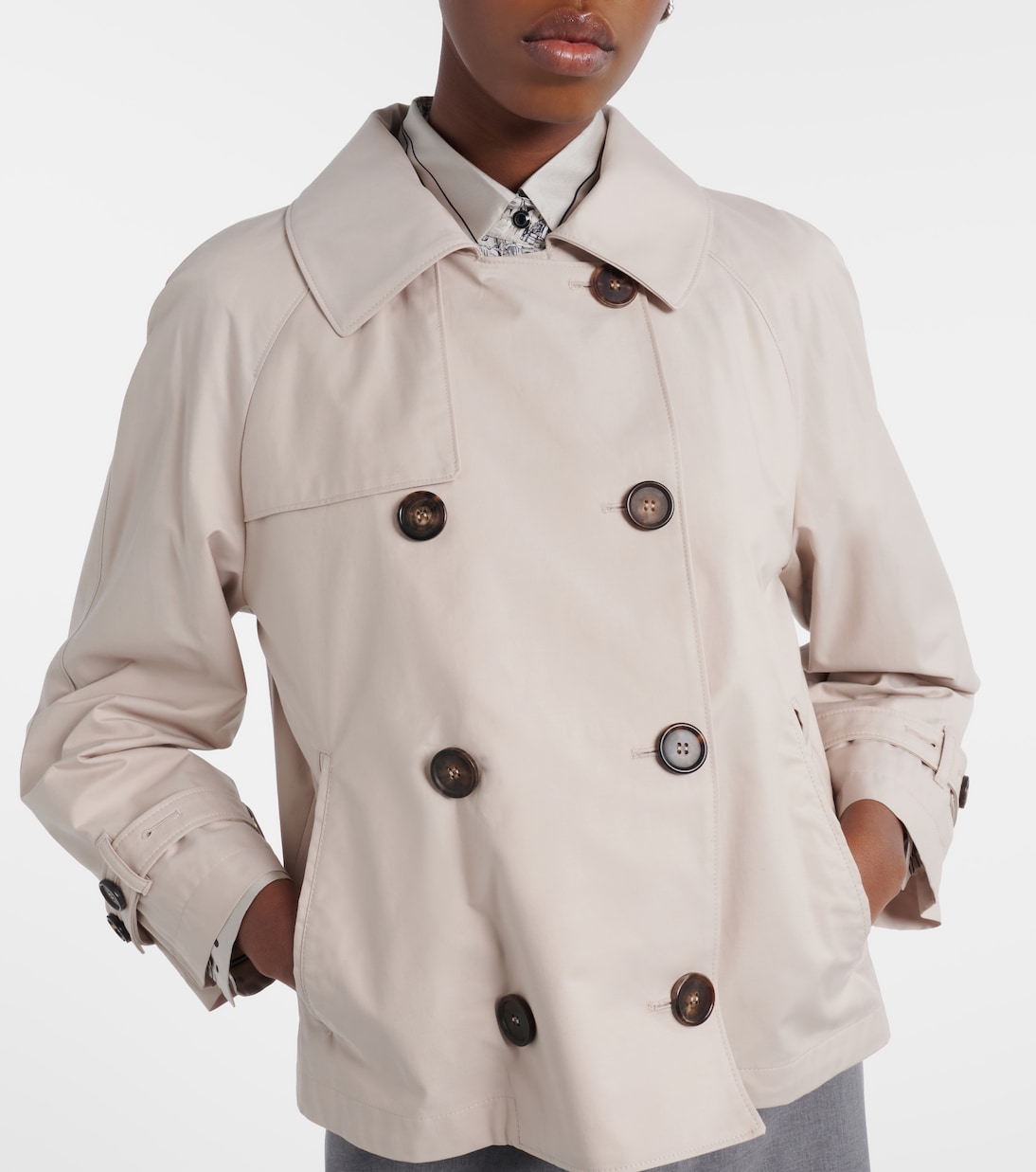 Veste The Cube Tesoro en coton mélangé | Max Mara