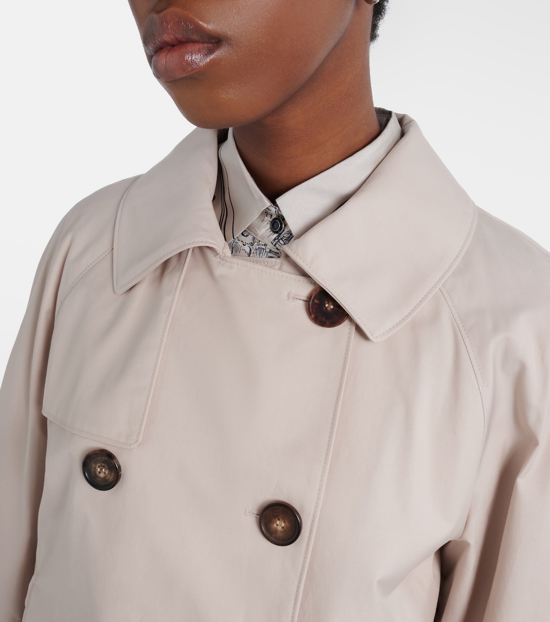 Veste The Cube Tesoro en coton mélangé | Max Mara