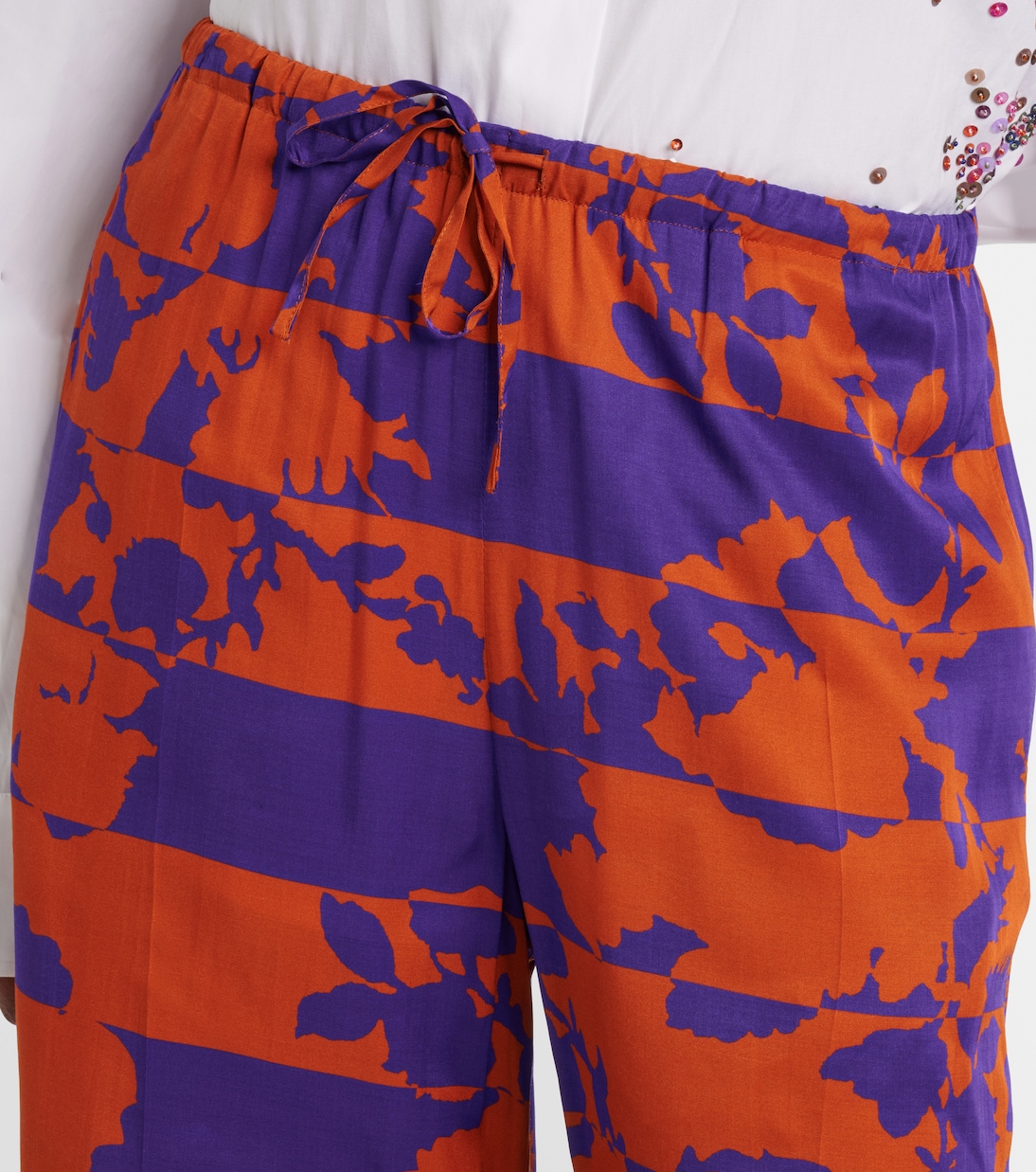 Pantalon ample imprimé | Dries Van Noten