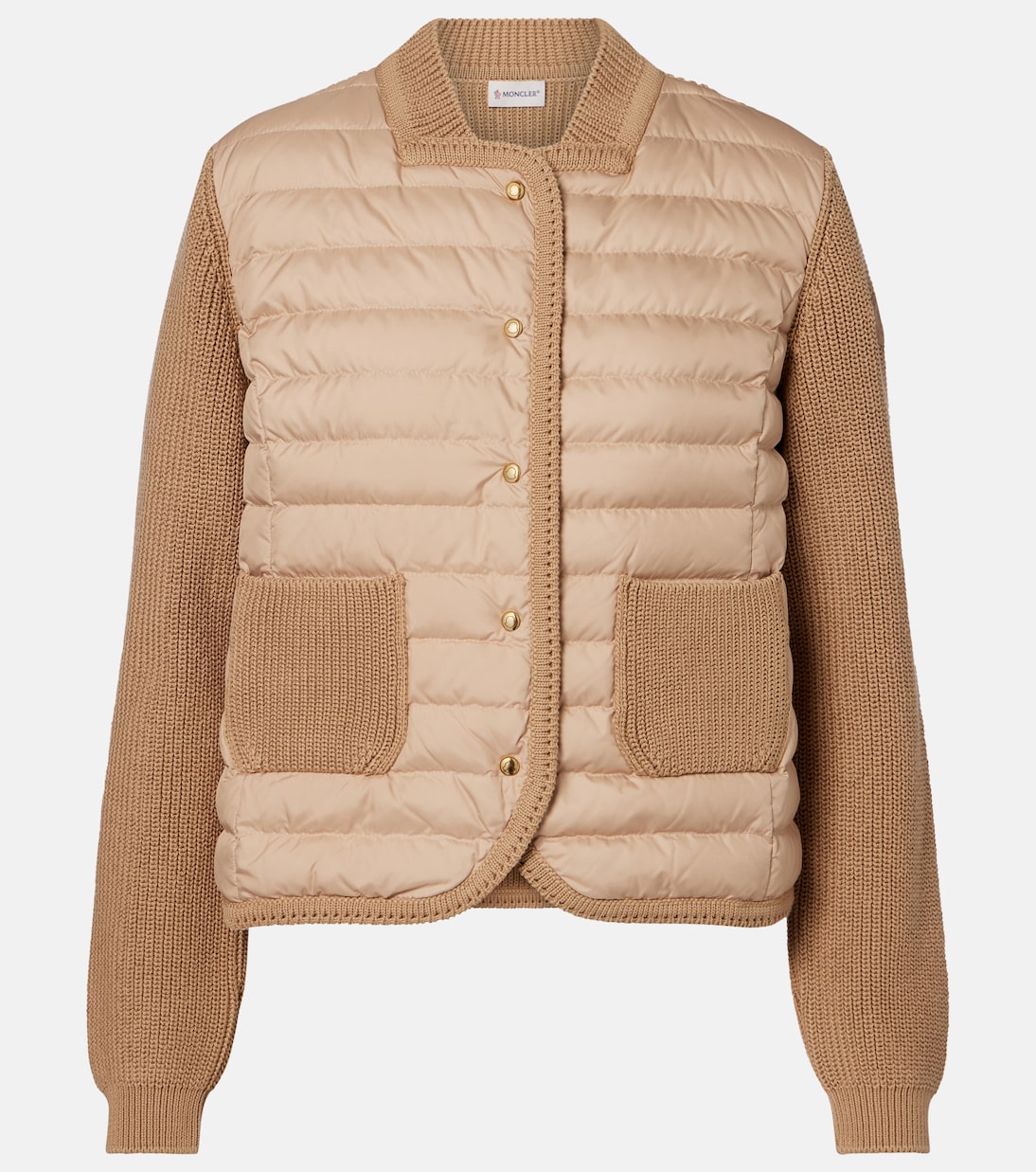 Down-paneled cotton cardigan  | Moncler