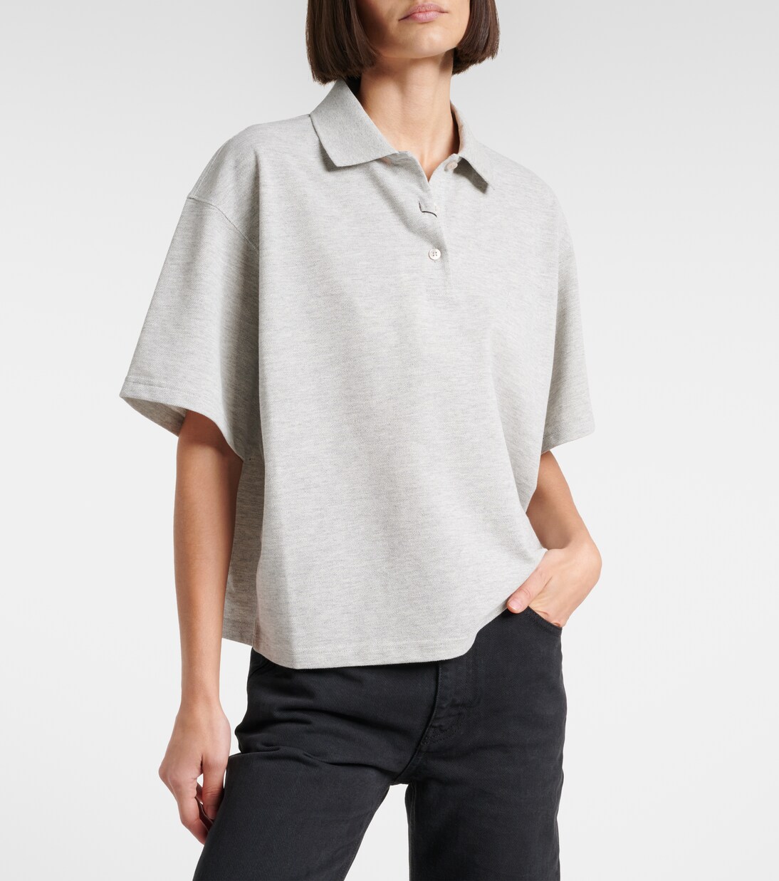 Polohemd Cassandre aus Piqué | Saint Laurent