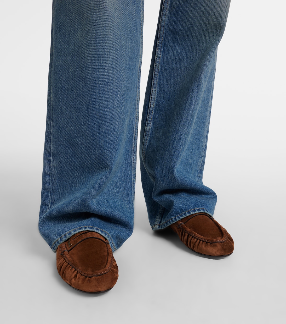 Jean ample 70’s à taille haute | Saint Laurent