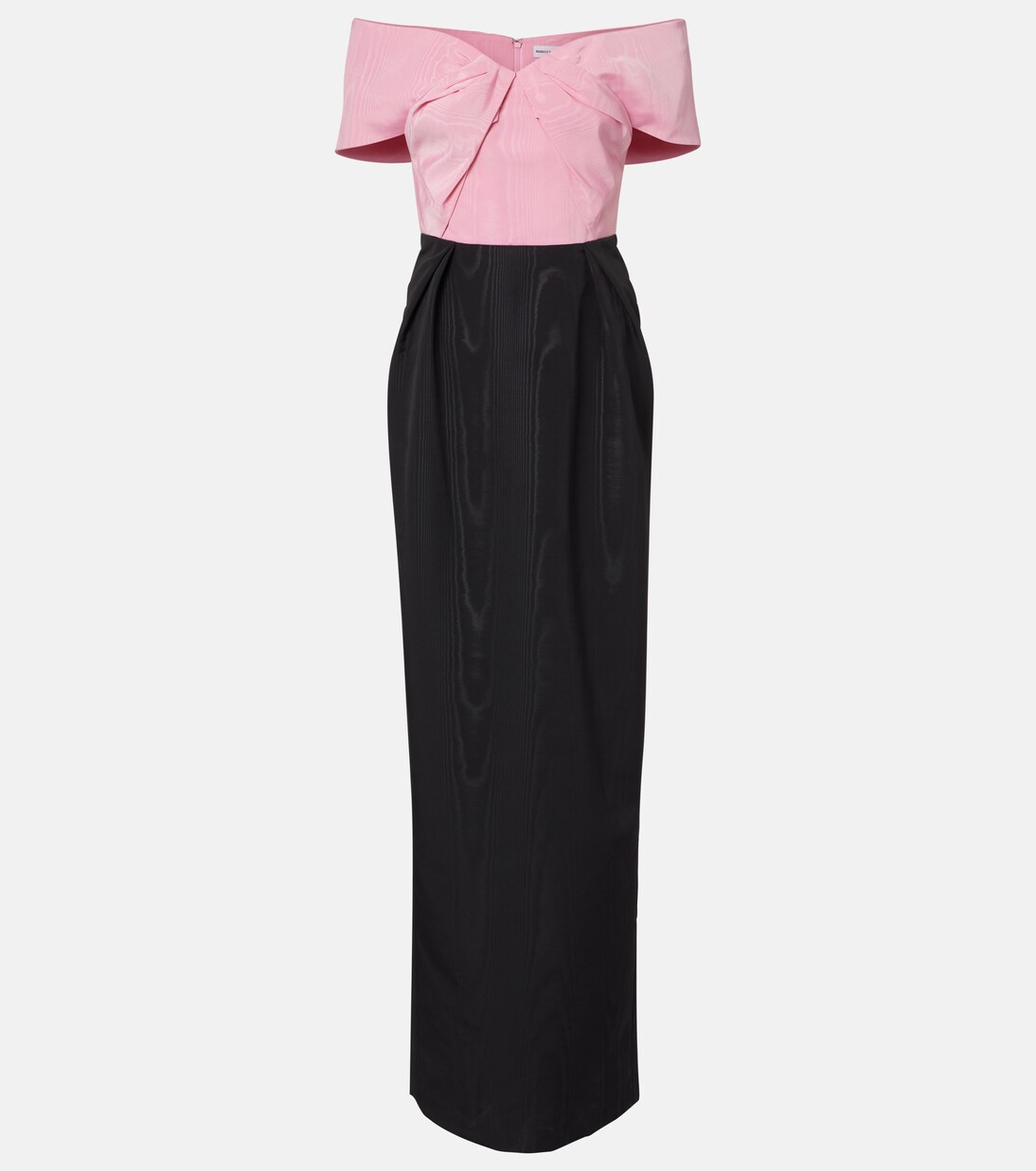 Amaro off-shoulder taffeta gown | Rebecca Vallance