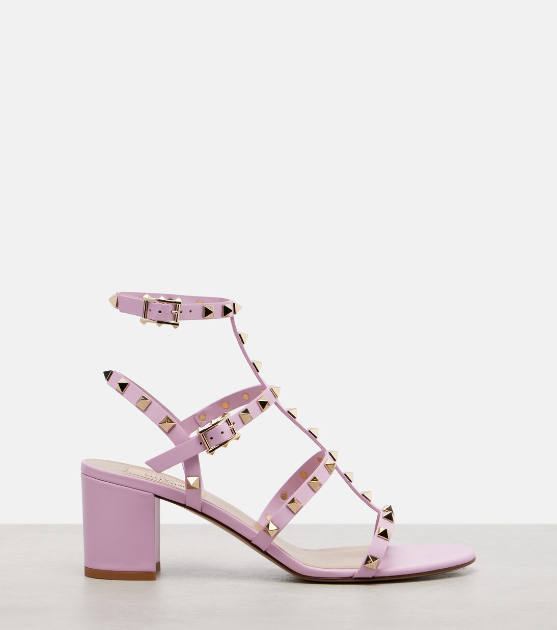 Sandalen Rockstud 60 aus Leder | Valentino Garavani