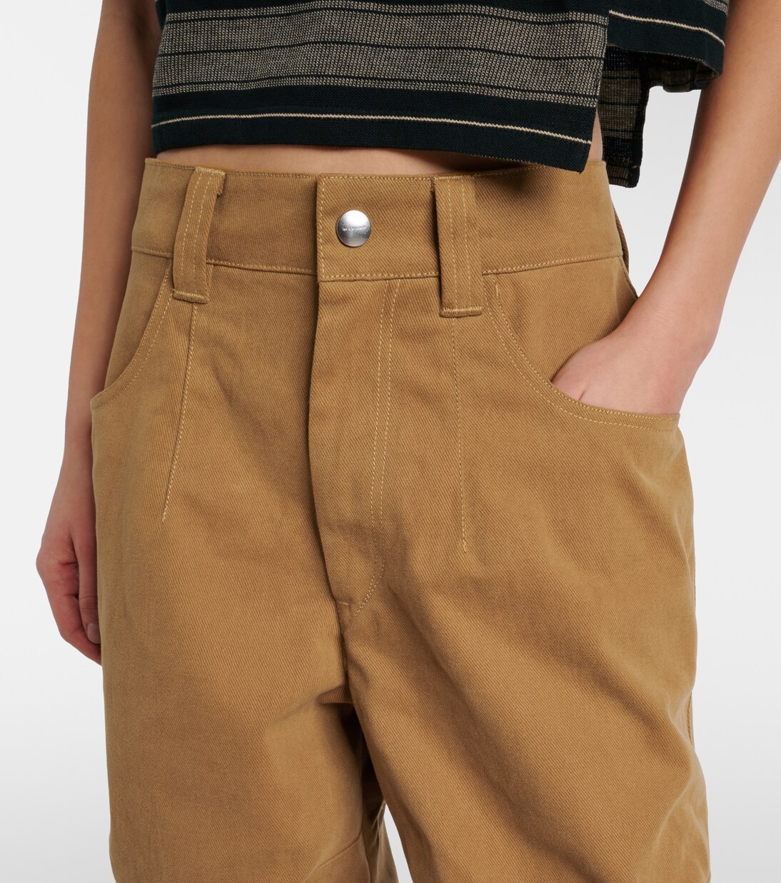 Pantaloni Opalyna in twill di cotone | Marant Etoile