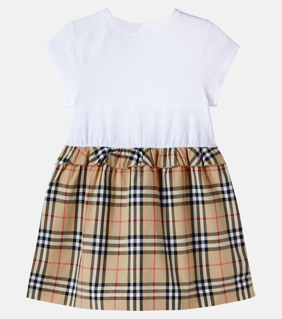 Kleid Burberry Check aus einem Baumwollgemisch | Burberry Kids