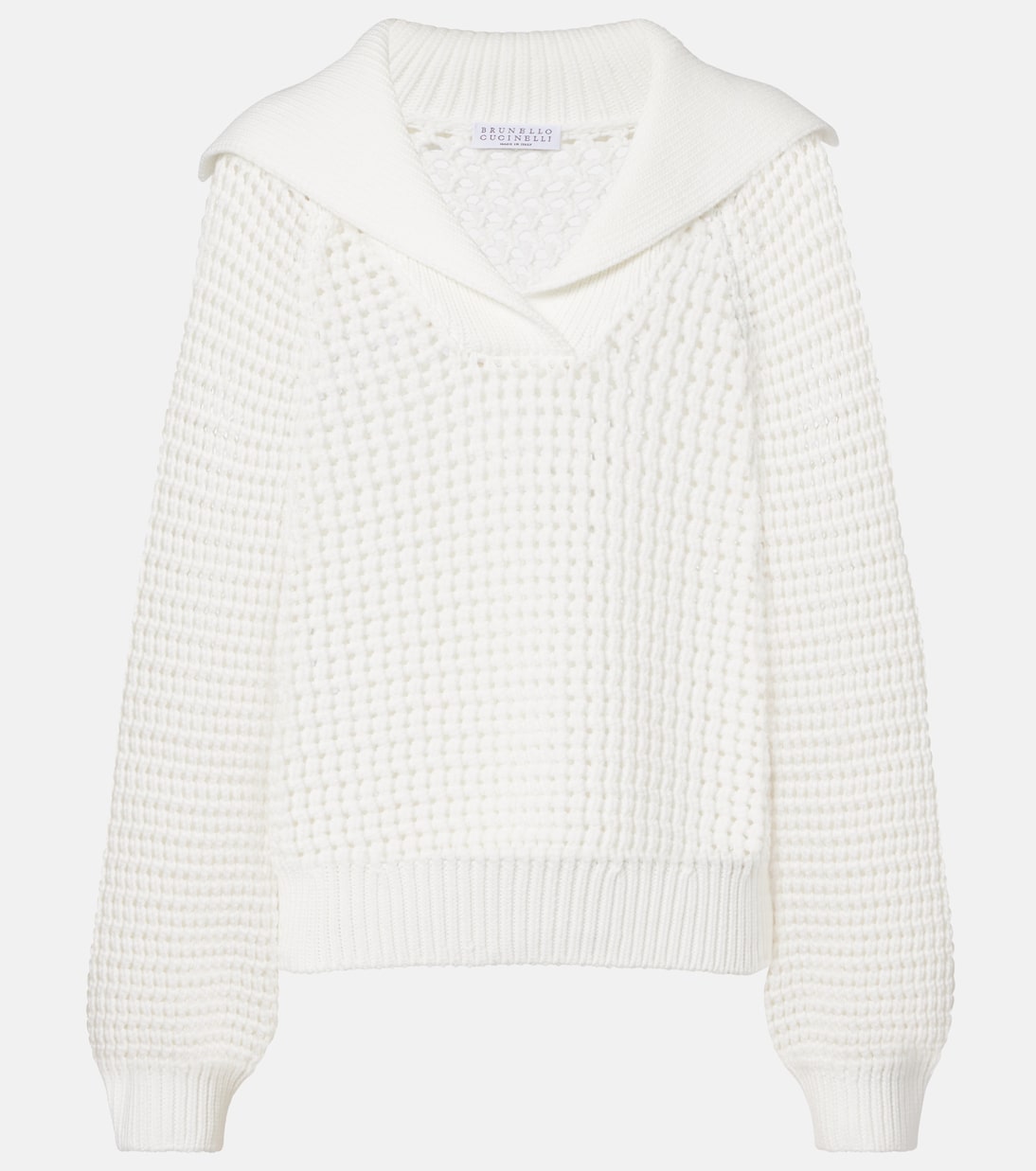 Cotton-blend sweater | Brunello Cucinelli