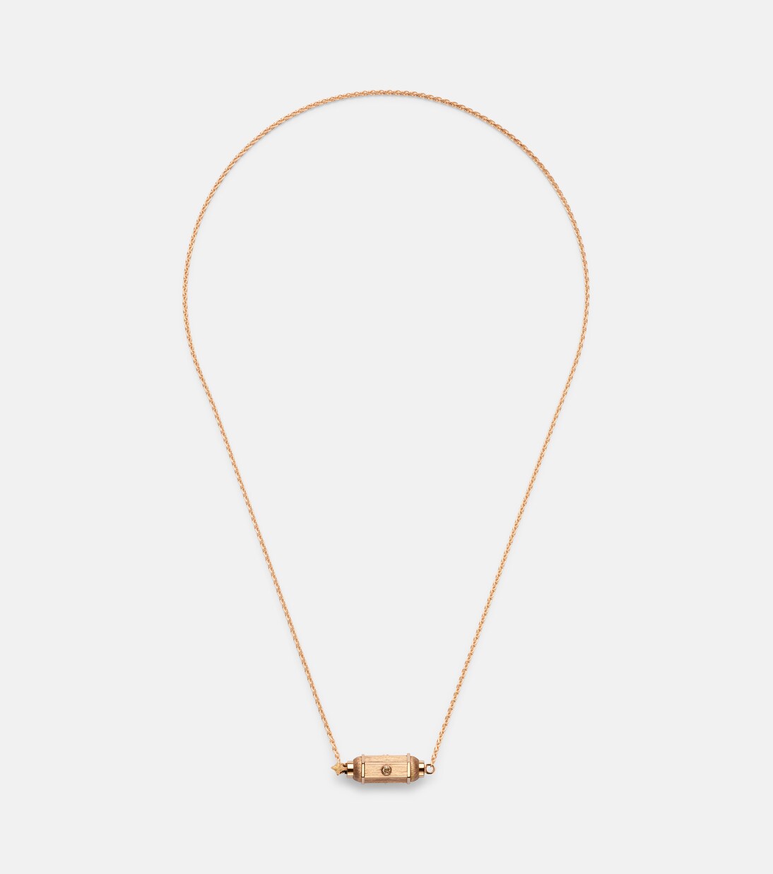 Halskette Coco Micro aus 18kt Roségold (750/1000) mit Diamanten | Marie Lichtenberg