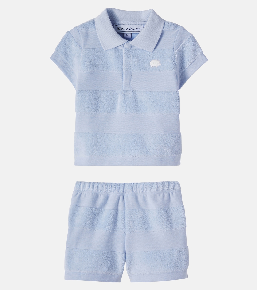 Baby - Set di polo e shorts a righe | Tartine et Chocolat
