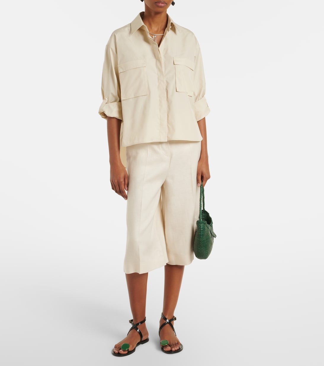 Tenue 코튼 포플린 셔츠 | Max Mara