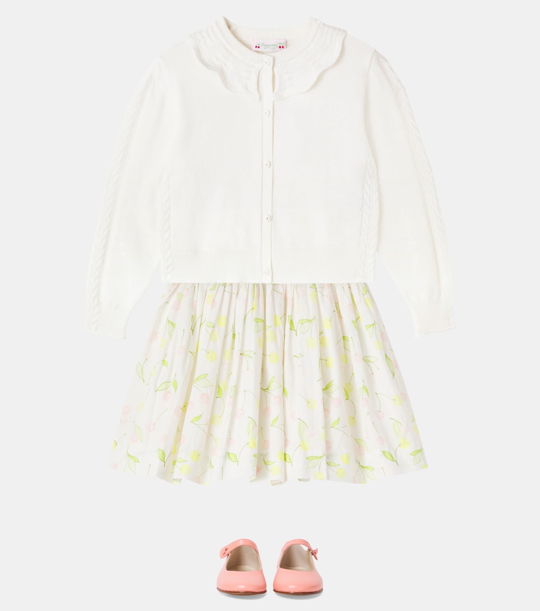 Cardigan Lueur en coton et cachemire | Bonpoint