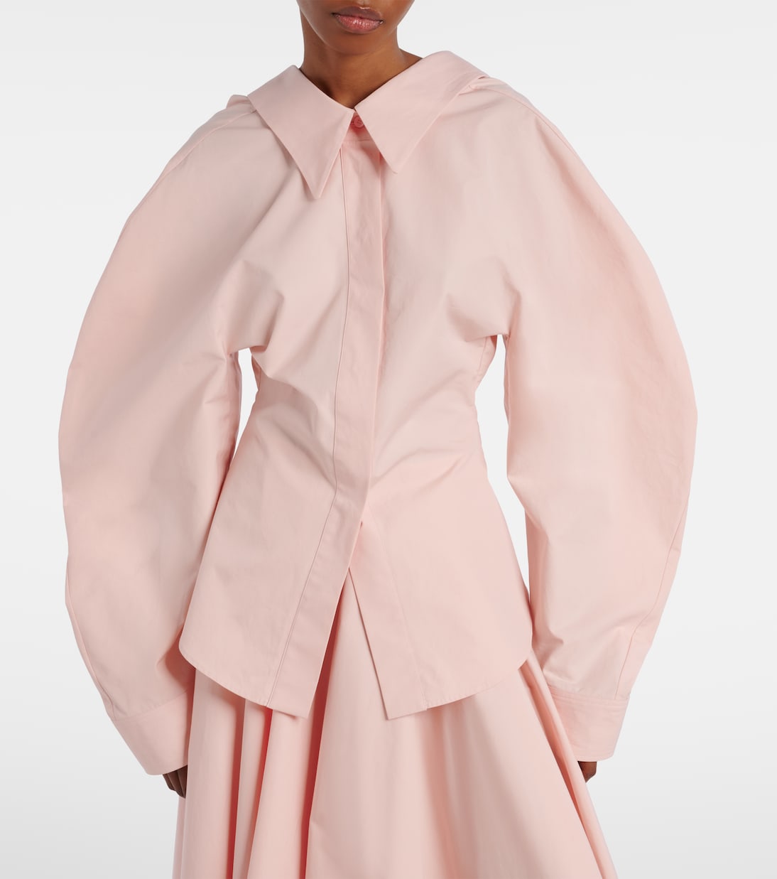 Balloon-sleeve cotton shirt | Givenchy