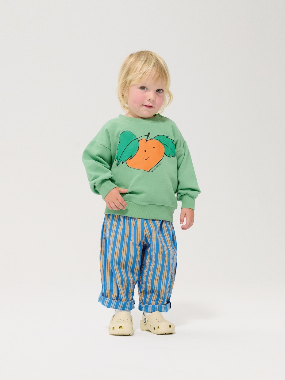 Baby Sweatshirt Tangerine aus Baumwoll-Jersey | Bobo Choses