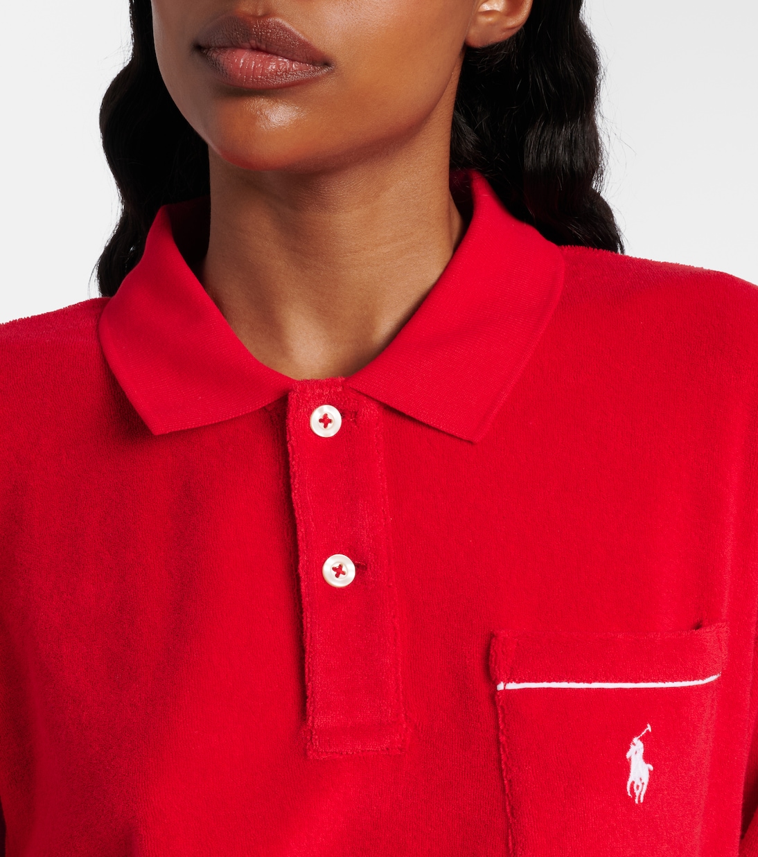 Polohemd aus Frottee mit Baumwollanteil | Polo Ralph Lauren