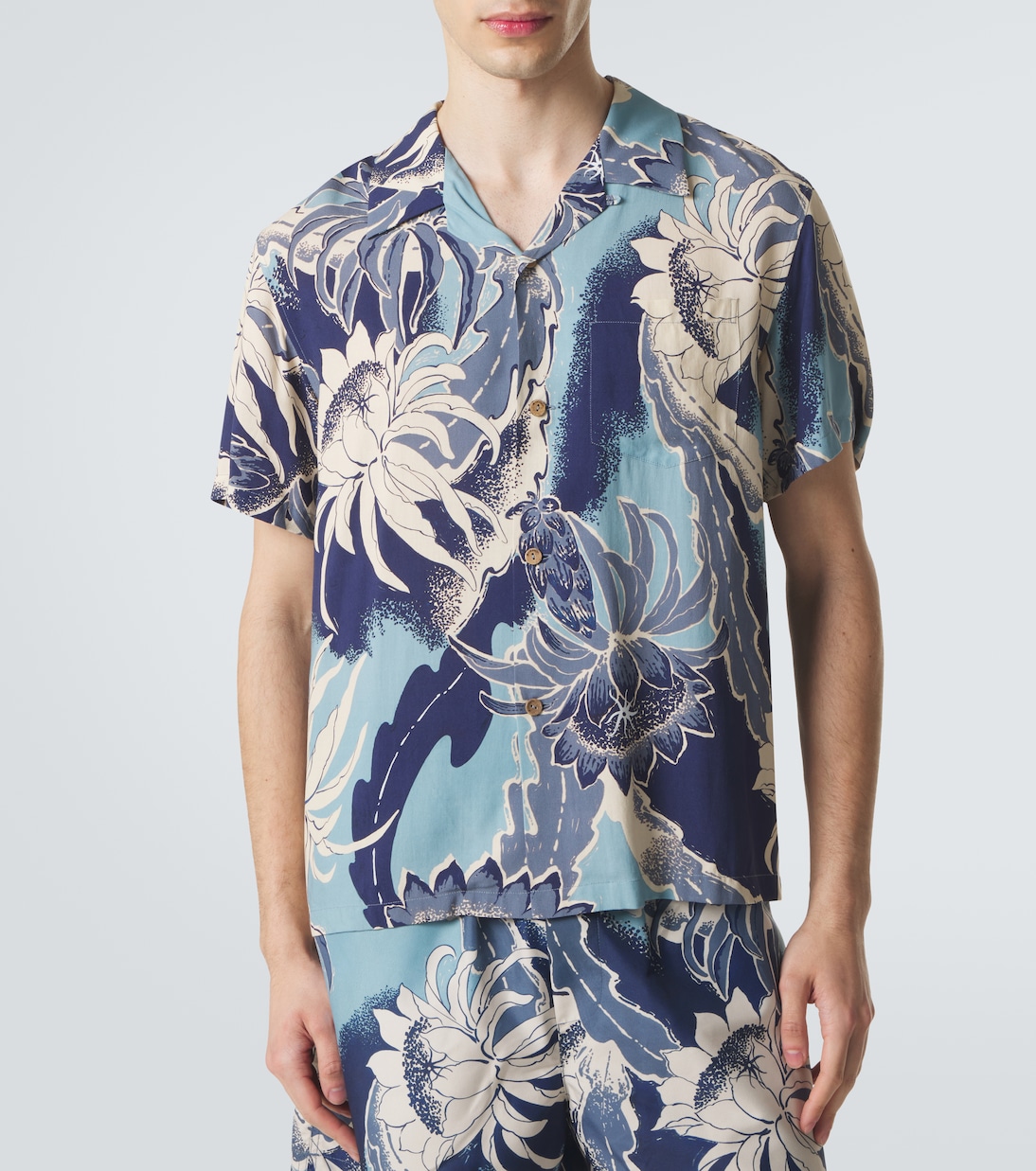 Chemise de bowling à imprimé floral | JW Anderson