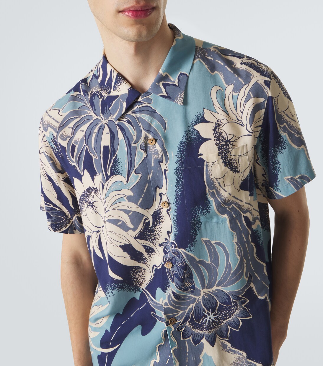 Chemise de bowling à imprimé floral | JW Anderson