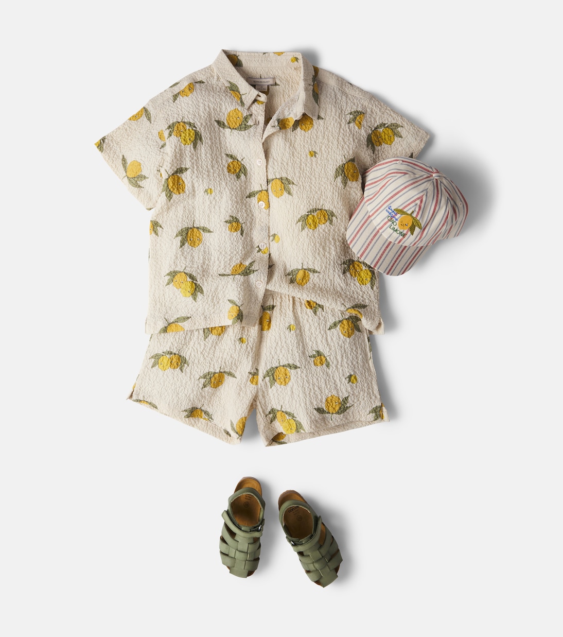 Elliot printed cotton seersucker shorts | Konges Sløjd