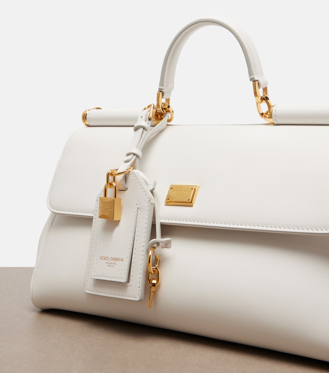 Sicily Medium leather top-handle bag | Dolce&Gabbana