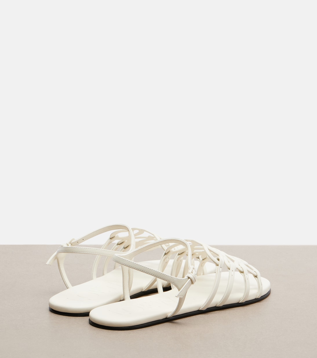 Sandales Paula's Ibiza Petal Anagram en cuir | Loewe