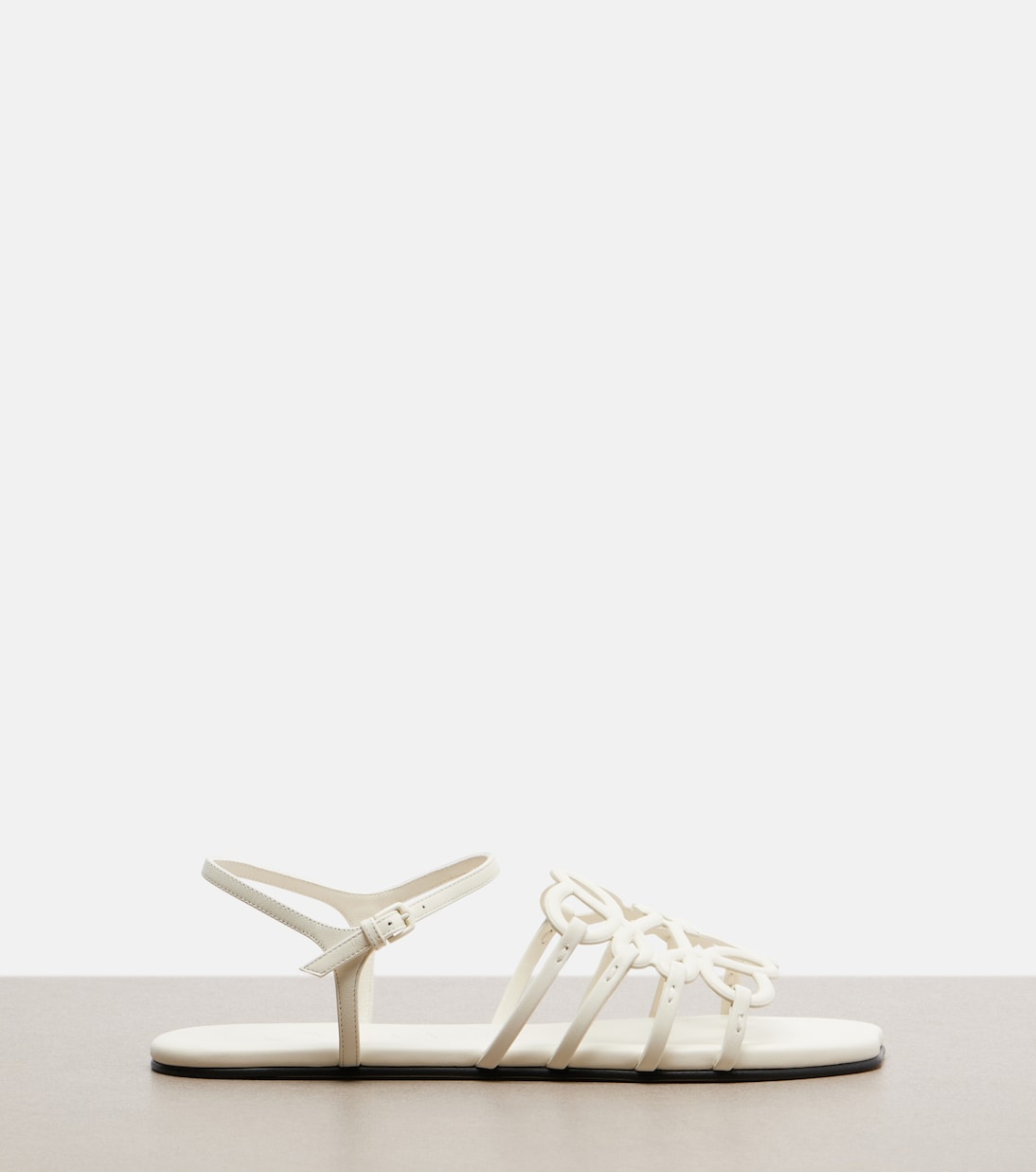 Sandales Paula's Ibiza Petal Anagram en cuir | Loewe