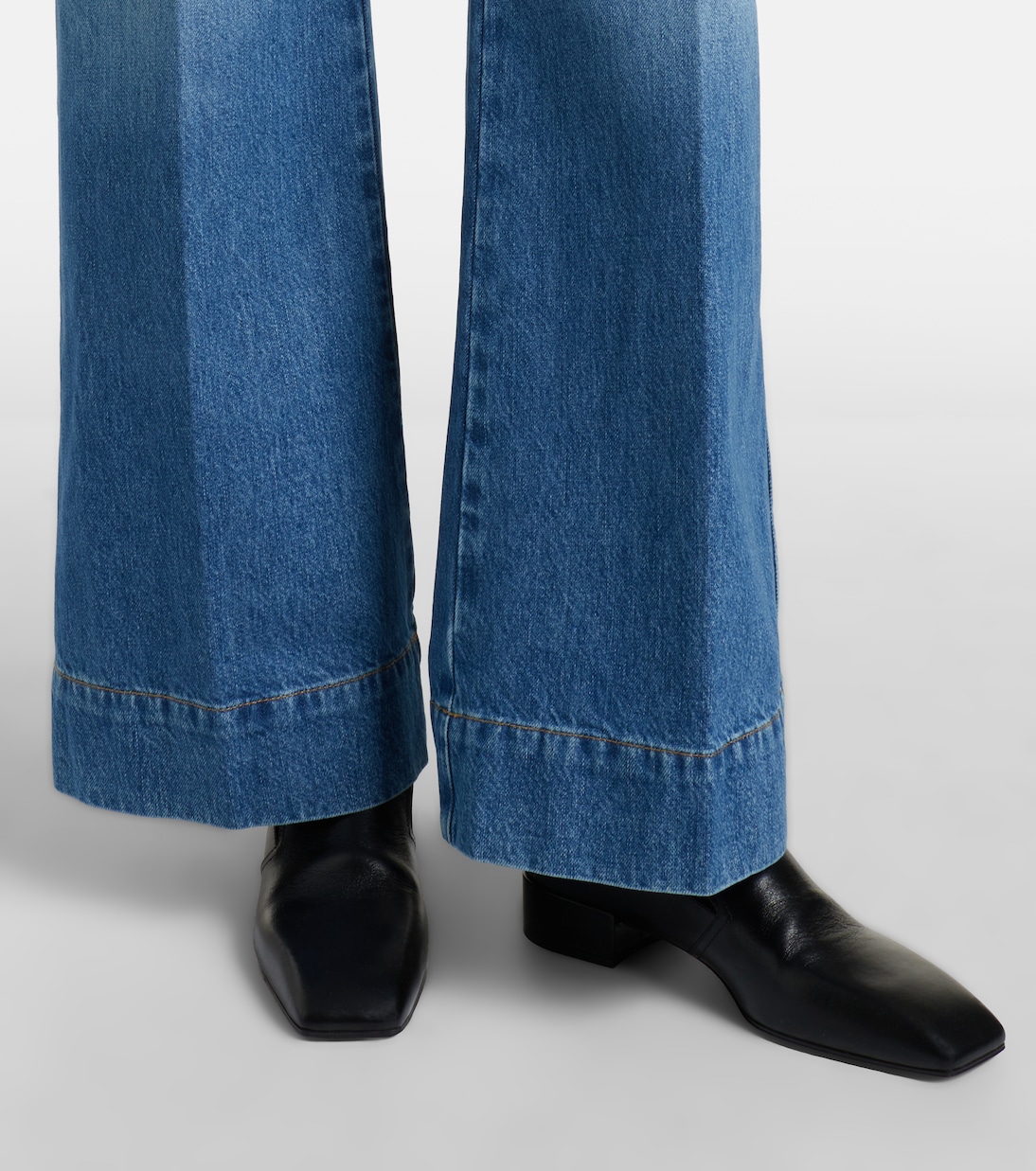 Alina faded wide-leg jeans | Victoria Beckham