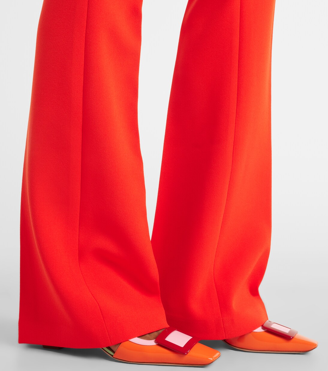 Alexa crêpe flared pants | Safiyaa