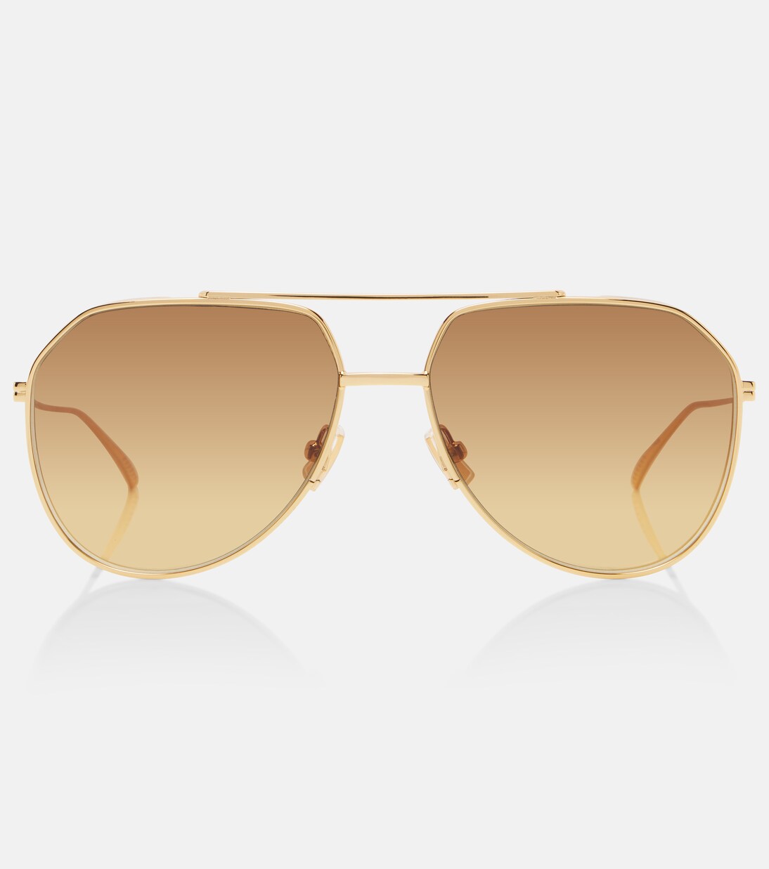 نظارات شمسية بستايل أفياتور Light Ribbon | Bottega Veneta