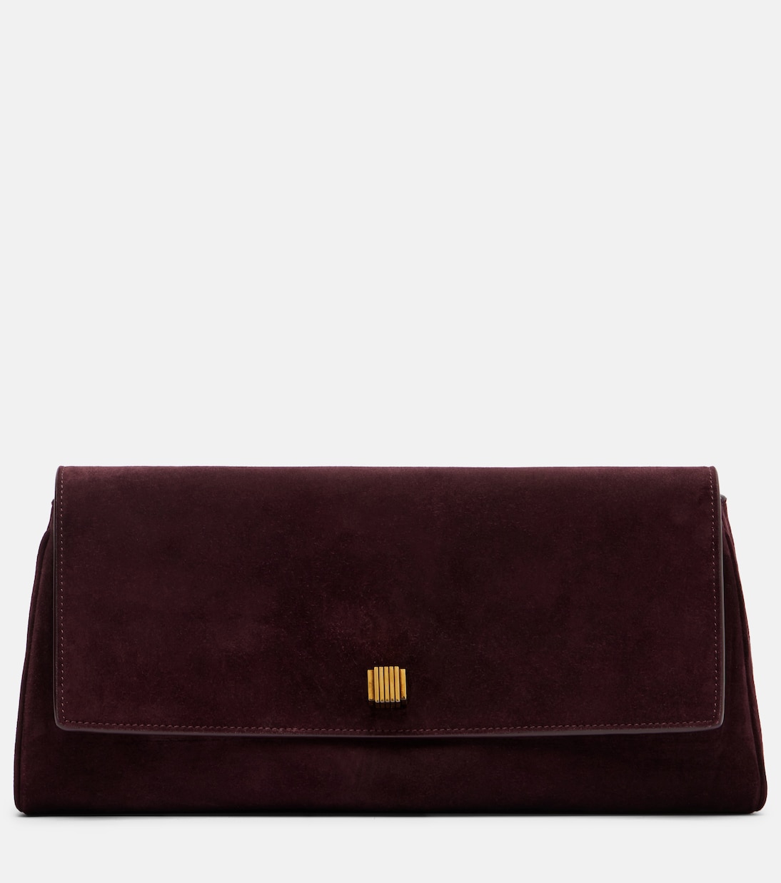 Clutch Audrey aus Veloursleder | Khaite