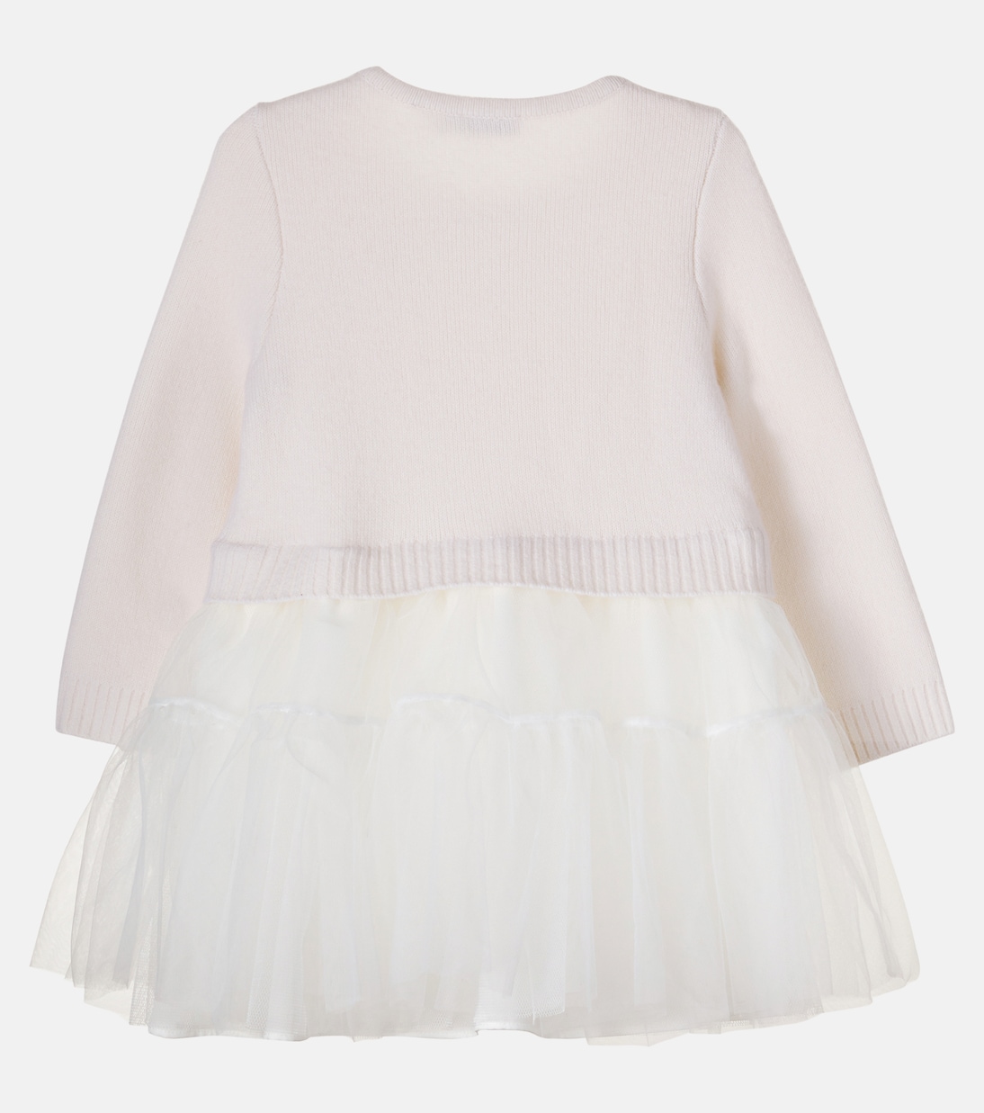 Knitted tulle dress | Self-Portrait Kids