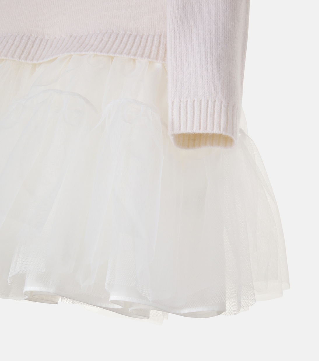 Knitted tulle dress | Self-Portrait Kids