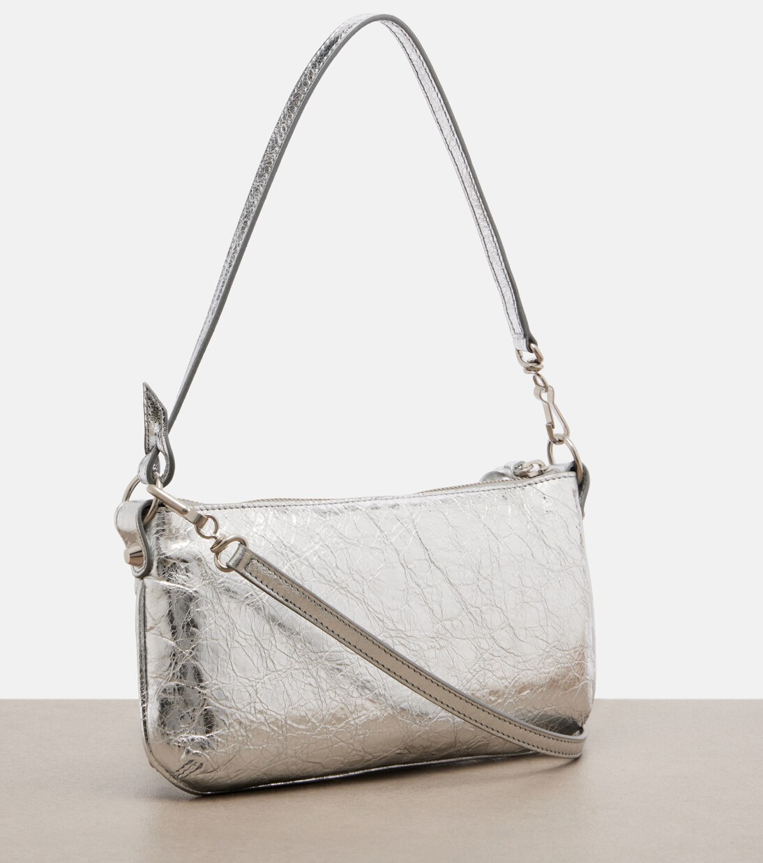 Schultertasche Le City aus Metallic-Leder | Balenciaga