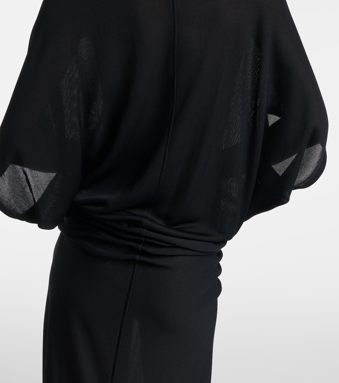 Delyra ruched jersey gown | The Row