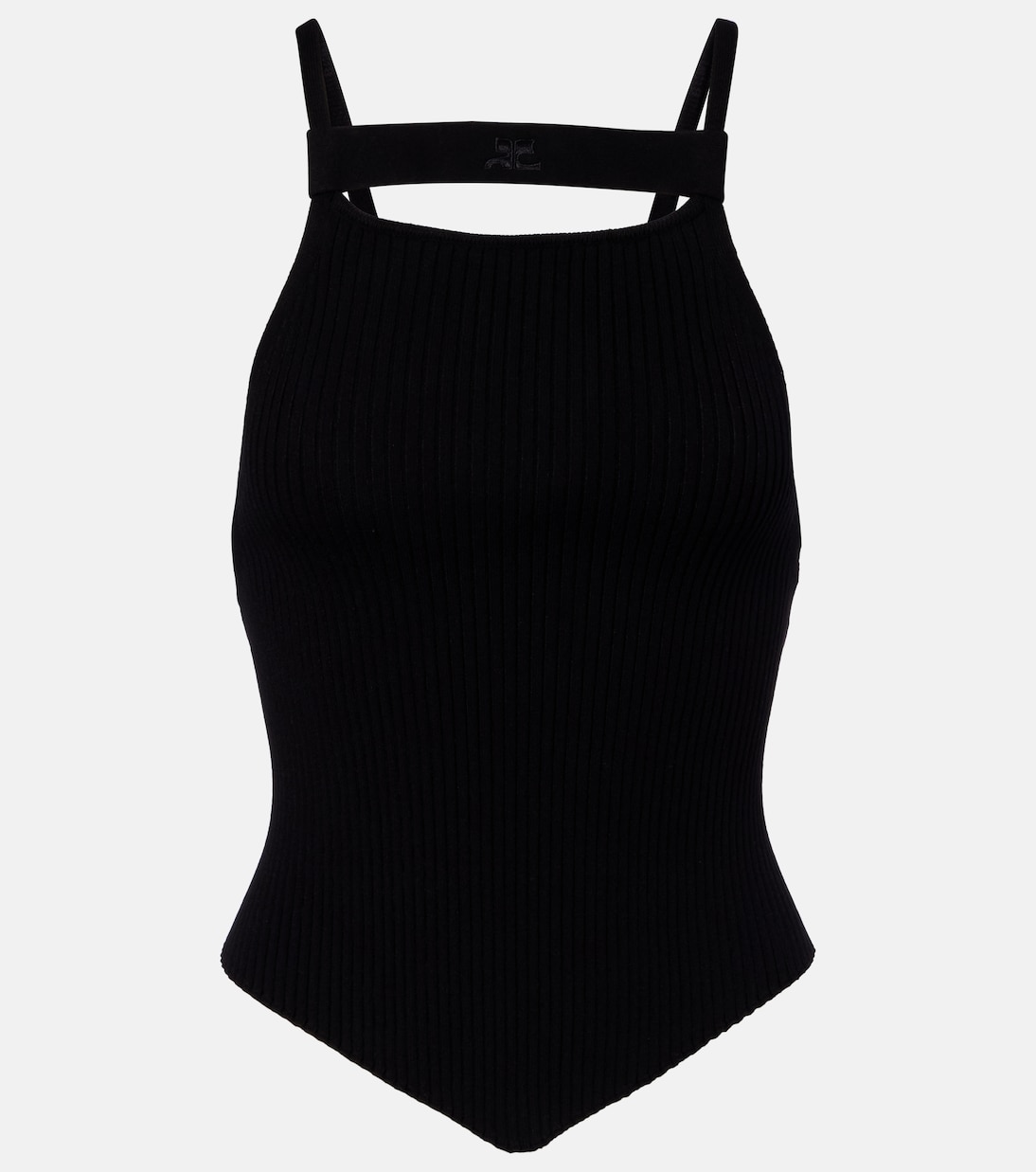Ribbed-knit tank top | Courrèges