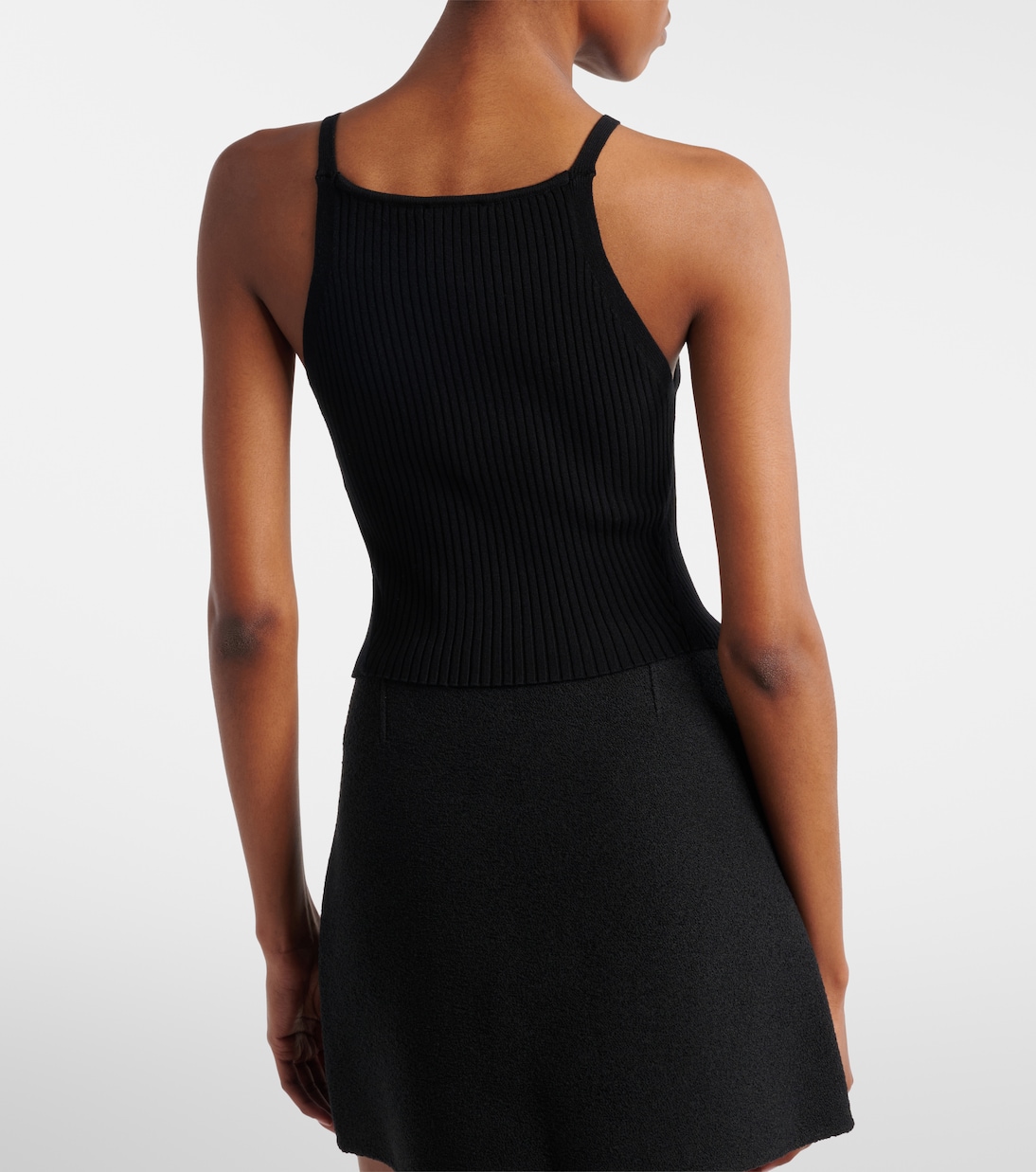 Ribbed-knit tank top | Courrèges