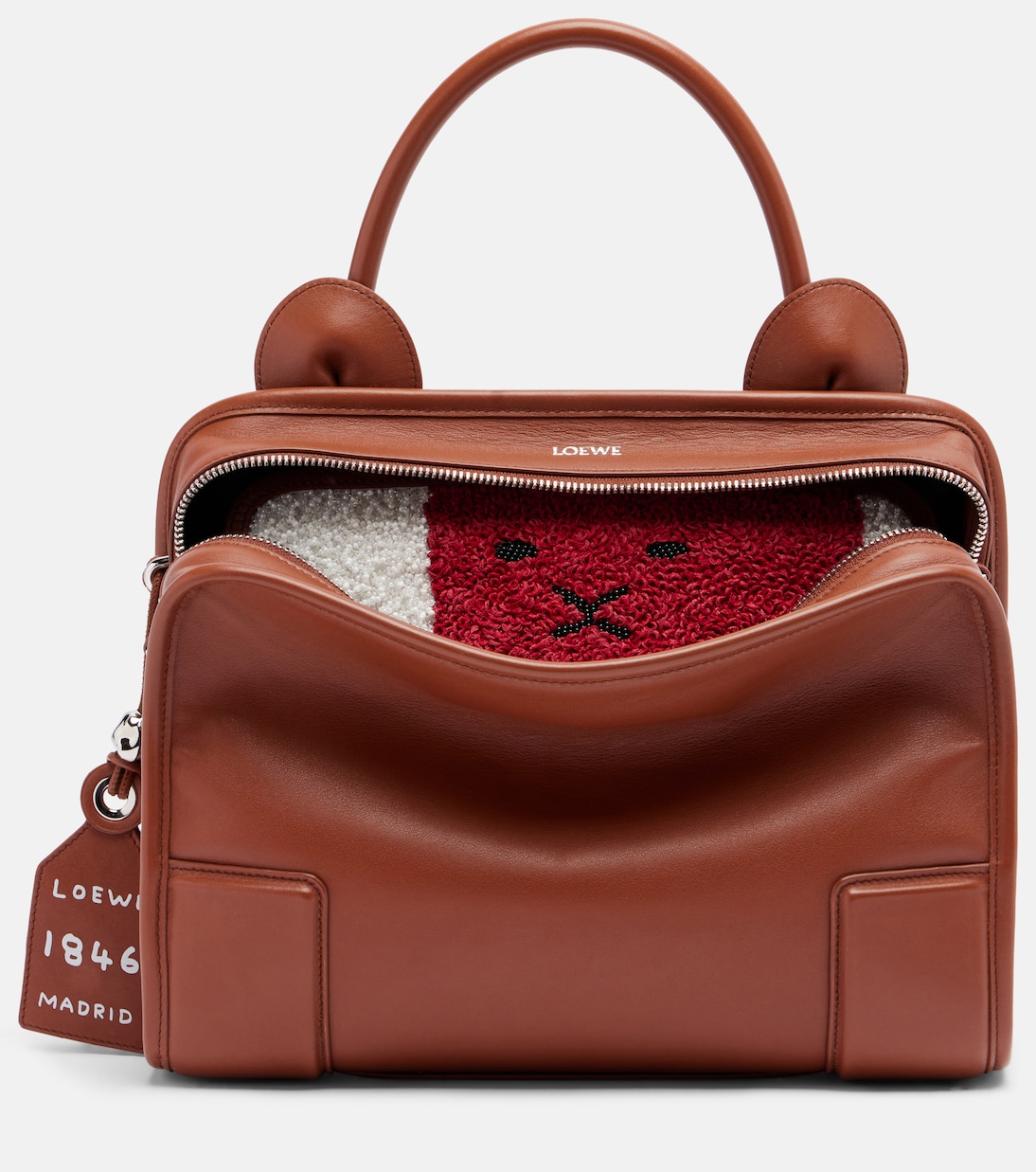 Tote Bag Amazona 180 Lion Medium aus Leder | Loewe