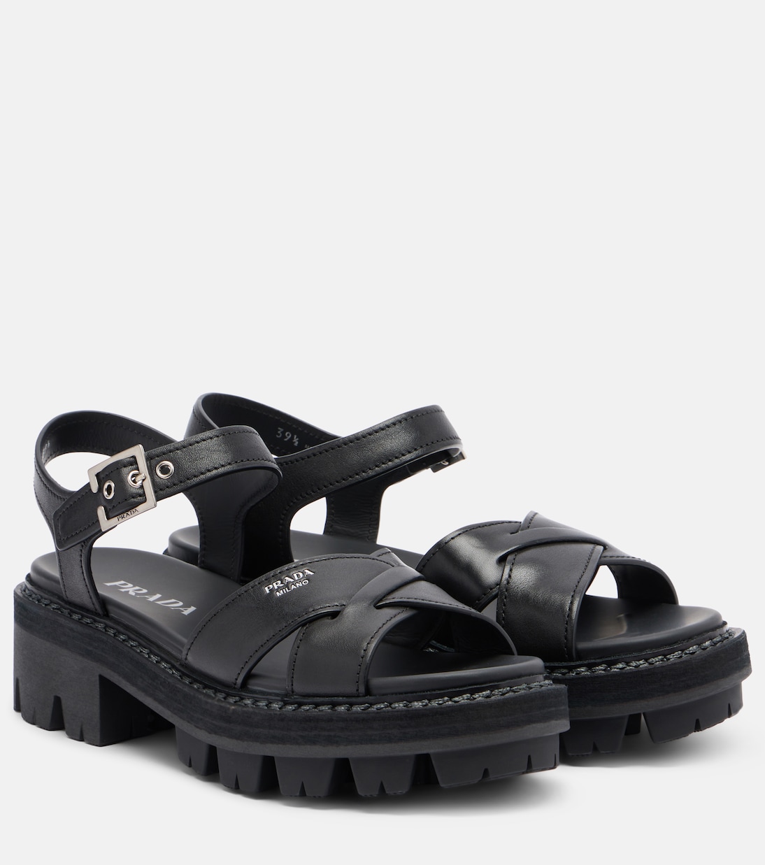 Sandalen aus Leder | Prada