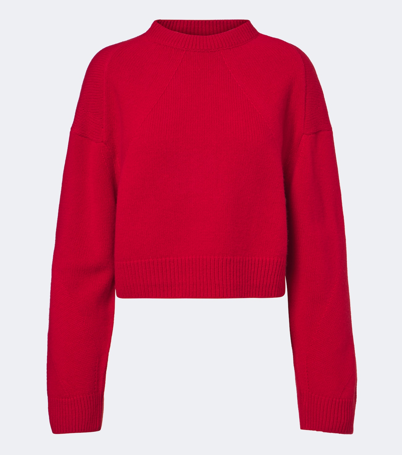 Marcela cropped wool and cashmere sweater