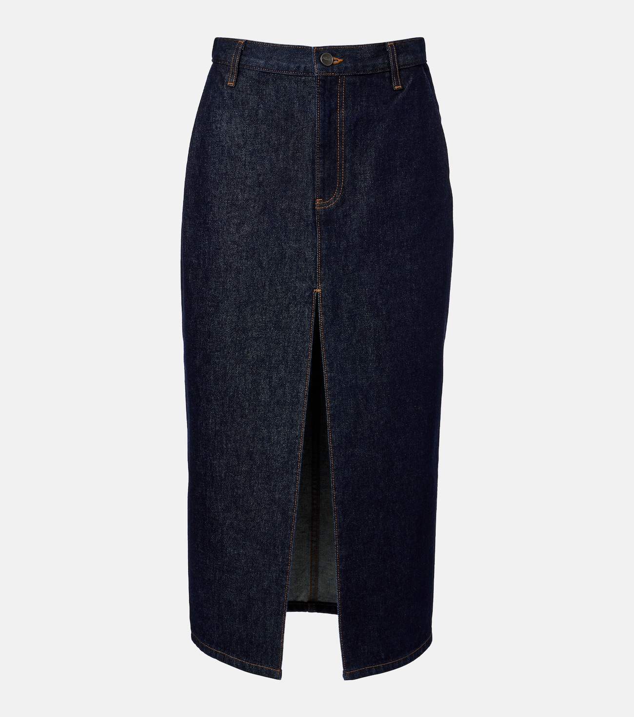 Anden denim midi skirt